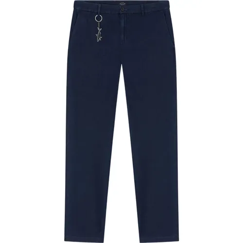 Straight Trousers , male, Sizes: M - PAUL & SHARK - Modalova