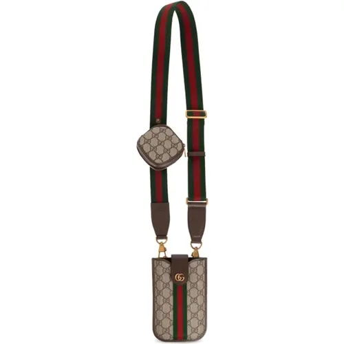 Stylish Leather Bag , male, Sizes: ONE SIZE - Gucci - Modalova