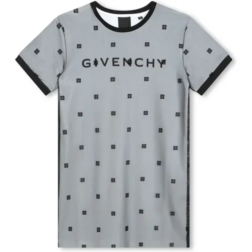 T-Shirts,Kinder Schwarzes Tüll Besticktes Kleid - Givenchy - Modalova