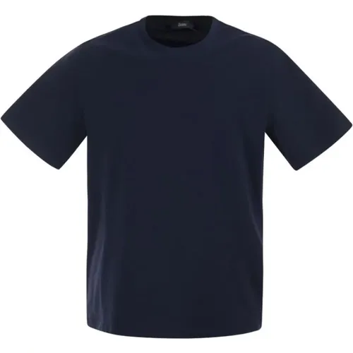 Stretch Cotton Jersey T-Shirt , male, Sizes: 2XL, M - Herno - Modalova