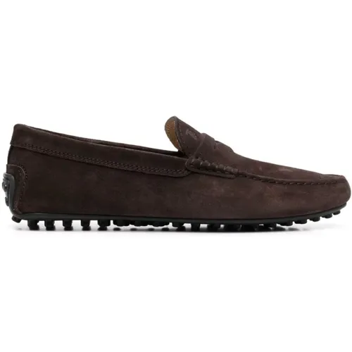 City Gommino Moccasin Shoes , male, Sizes: 11 UK, 8 1/2 UK, 9 1/3 UK, 8 UK, 7 1/2 UK, 9 UK, 10 UK - TOD'S - Modalova