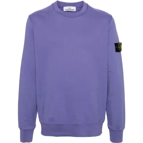 Cotton Dyed Crewneck Sweatshirt , male, Sizes: L - Stone Island - Modalova