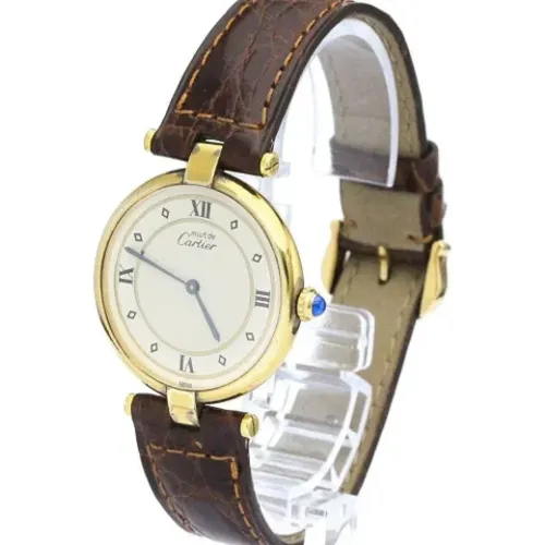 Pre-owned Metal watches , female, Sizes: ONE SIZE - Cartier Vintage - Modalova