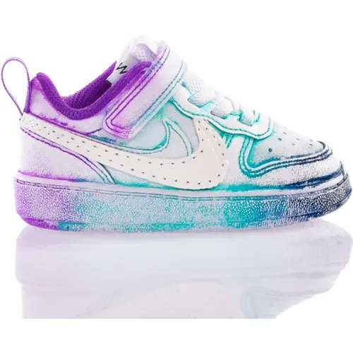Handgefertigte Hellblaue Violette Sneakers - Nike - Modalova