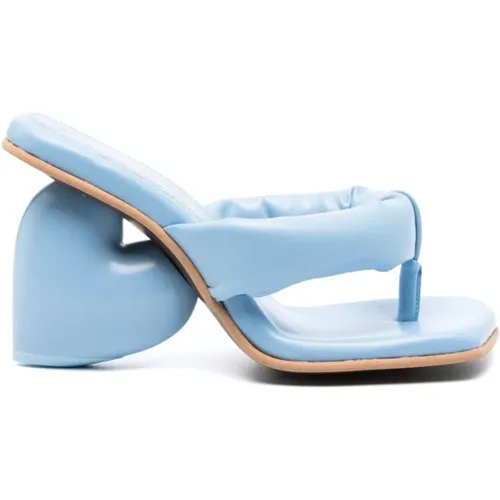 Blaue High Heel Sandalen aus Kunstleder , Damen, Größe: 36 EU - Yume Yume - Modalova