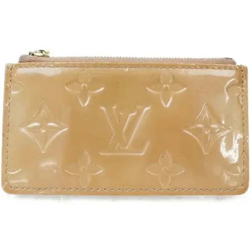Pre-owned Leather Key-holders, Beiges Vernis, Spain , unisex, Sizes: ONE SIZE - Louis Vuitton Vintage - Modalova