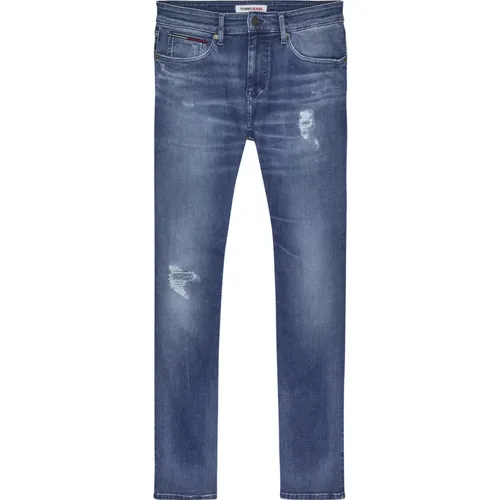 Blaue Jeanshose für Herren , Herren, Größe: W32 - Tommy Jeans - Modalova