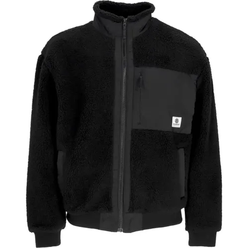 Eichen Sherpa Jacke Streetwear Stil , Herren, Größe: XL - Element - Modalova