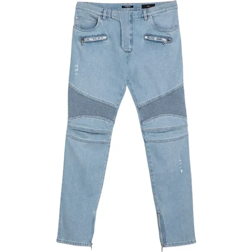 Regular Fit Denim Jeans Balmain - Balmain - Modalova