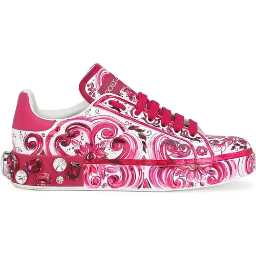 Fashion Sneakers Ck1544Ad466He3Ob , female, Sizes: 3 1/2 UK - Dolce & Gabbana - Modalova