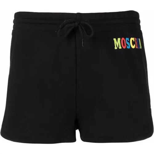 Cotton Shorts , female, Sizes: XS - Moschino - Modalova