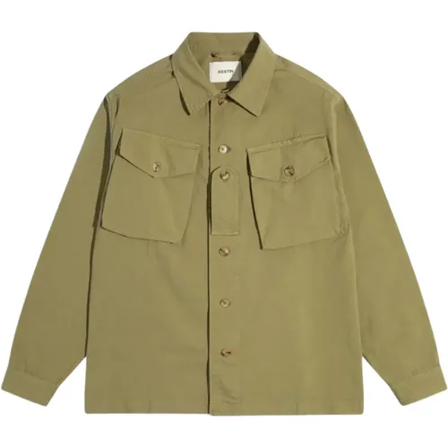 Redford Jacket in Light Military Cotton Ripstop , male, Sizes: S, M - Kestin - Modalova