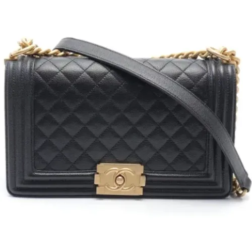 Pre-owned Leather chanel-bags , female, Sizes: ONE SIZE - Chanel Vintage - Modalova