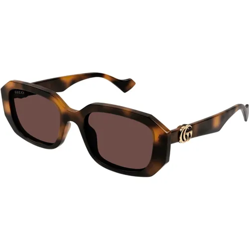 Havana Sunglasses, Stylish and Versatile , female, Sizes: 54 MM - Gucci - Modalova