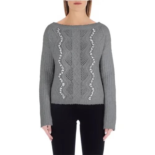 Closed Knit Sweater , female, Sizes: L - Liu Jo - Modalova