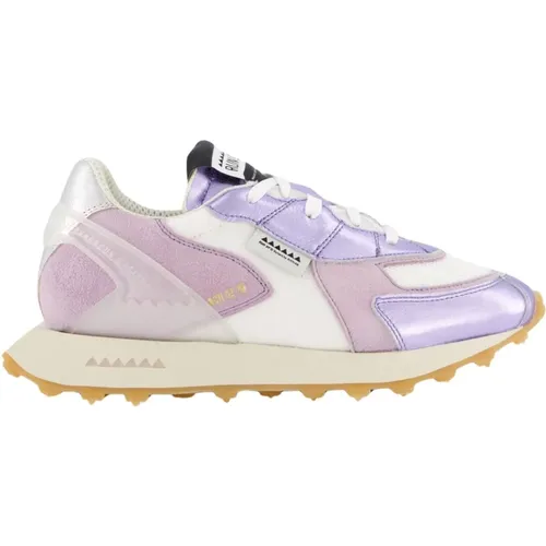 Purple Metal Sneaker , female, Sizes: 8 UK, 6 UK, 7 UK, 5 UK, 4 UK - RUN OF - Modalova