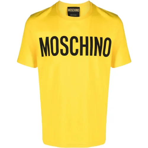 T-Shirt , male, Sizes: S, XL - Moschino - Modalova