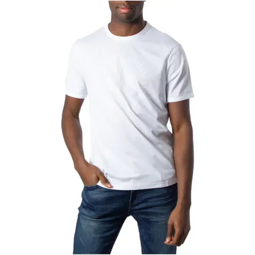 Stylisches T-Shirt für Männer , Herren, Größe: 2XL - Armani Exchange - Modalova