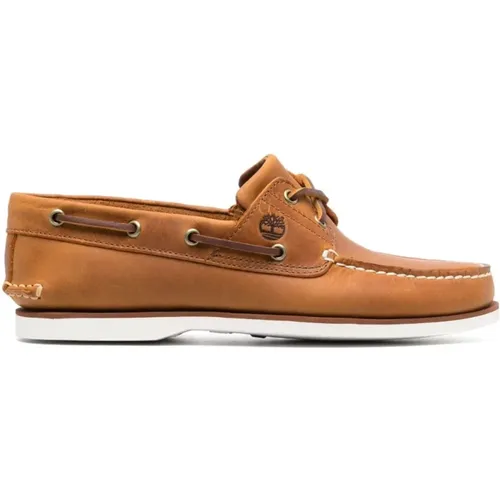 Leather Slip-On Shoes , male, Sizes: 6 UK, 7 UK, 6 1/2 UK, 8 1/2 UK, 7 1/2 UK - Timberland - Modalova