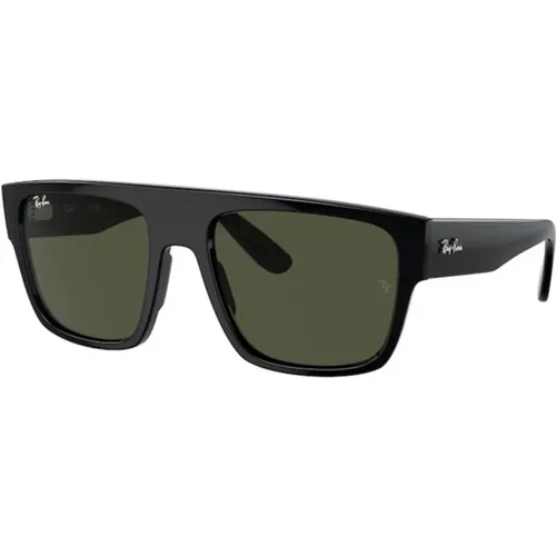 Rb0360S Sunglasses Green Lenses Frame , unisex, Sizes: 57 MM - Ray-Ban - Modalova