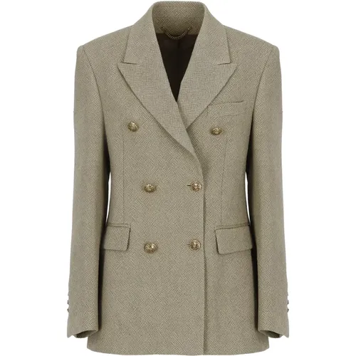 Double Breasted Wool Jacket , female, Sizes: S - Golden Goose - Modalova