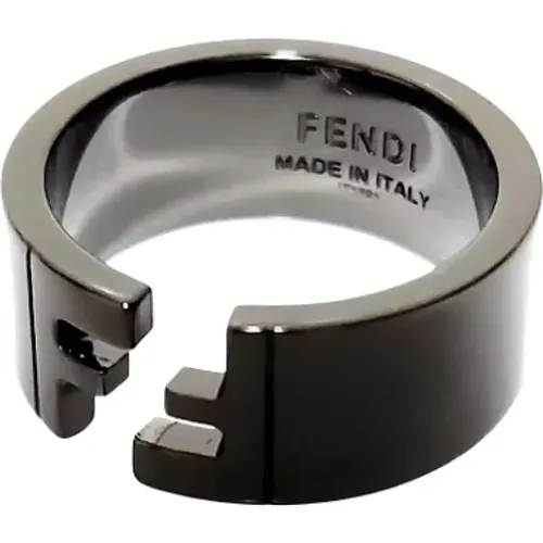 Pre-owned Metal rings , female, Sizes: ONE SIZE - Fendi Vintage - Modalova