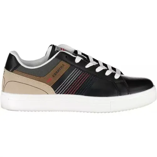 Sportliche Schwarze Sneakers mit Kontrastierenden Akzenten , Herren, Größe: 41 EU - Carrera - Modalova