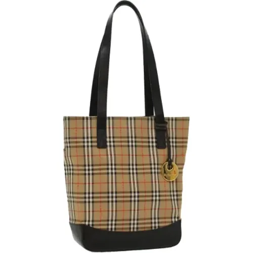 Pre-owned Leather shoulder-bags , female, Sizes: ONE SIZE - Burberry Vintage - Modalova