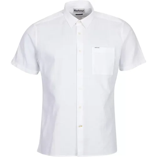 Short-Sleeved Regular Shirt , male, Sizes: XL, M, 2XL, L - Barbour - Modalova