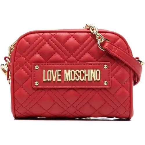 Rosso crossbody , female, Sizes: ONE SIZE - Love Moschino - Modalova