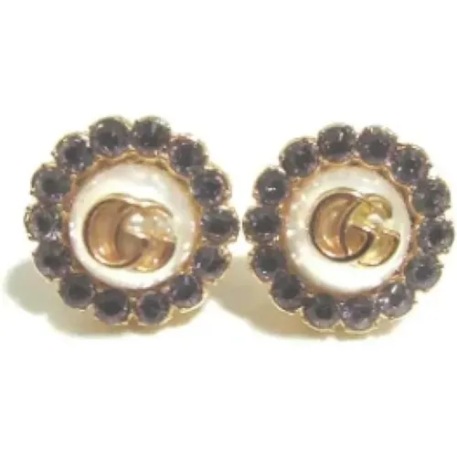 Pre-owned Pearl earrings , female, Sizes: ONE SIZE - Gucci Vintage - Modalova