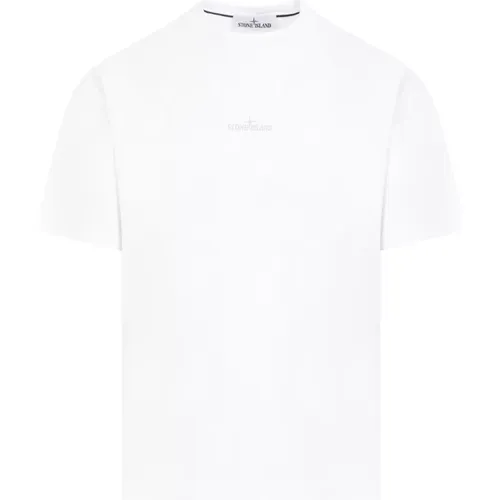 Weißes V0001 T-Shirt , Herren, Größe: L - Stone Island - Modalova