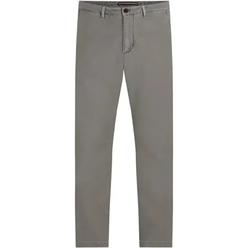 Hydrogen Grey Chino Harlem Gabardine Hose , Herren, Größe: W33 L32 - Tommy Hilfiger - Modalova