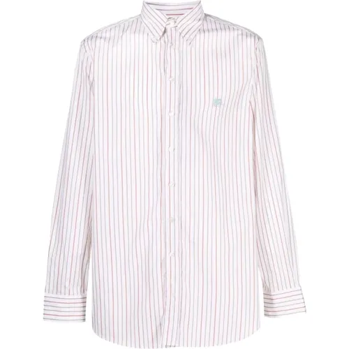 Cotton Shirt with Multicolor Stripes , male, Sizes: XL, M, 3XL, L - ETRO - Modalova