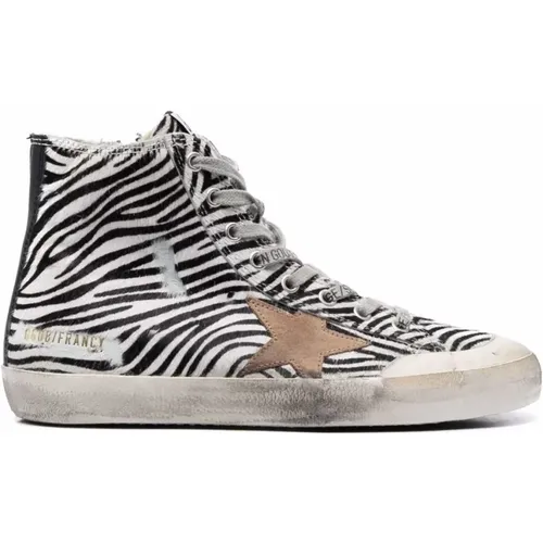 Zebra High-Top Sneakers - Golden Goose - Modalova