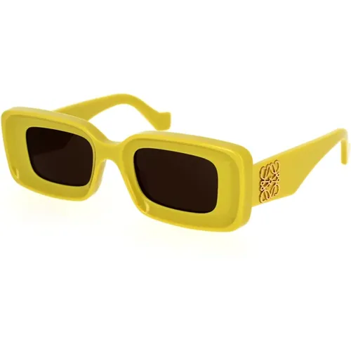 Chunky Anagram Sunglasses , unisex, Sizes: 46 MM - Loewe - Modalova