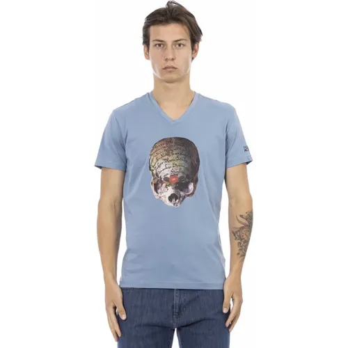 T-Shirts , Herren, Größe: L - Trussardi - Modalova