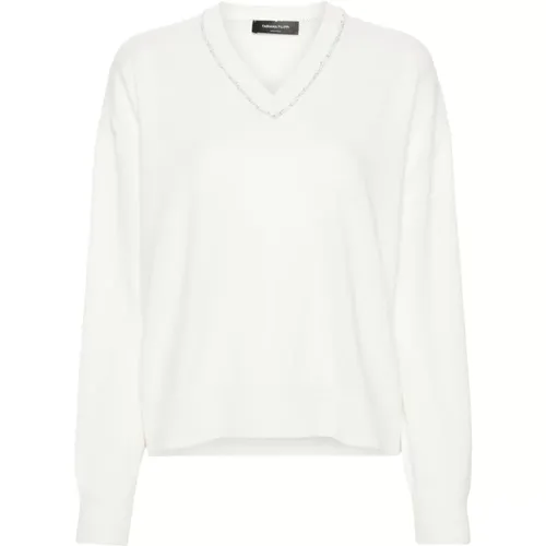 Sweatshirt Aw24 Womens Clothing , female, Sizes: M, S, XS, L - Fabiana Filippi - Modalova