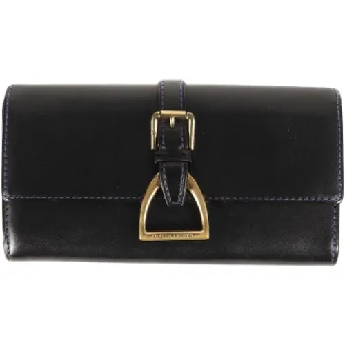 Pre-owned Leather wallets , female, Sizes: ONE SIZE - Ralph Lauren Pre-owned - Modalova