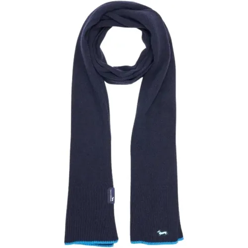 Classic Ribbed Wool Blend Scarf , unisex, Sizes: ONE SIZE - Harmont & Blaine - Modalova