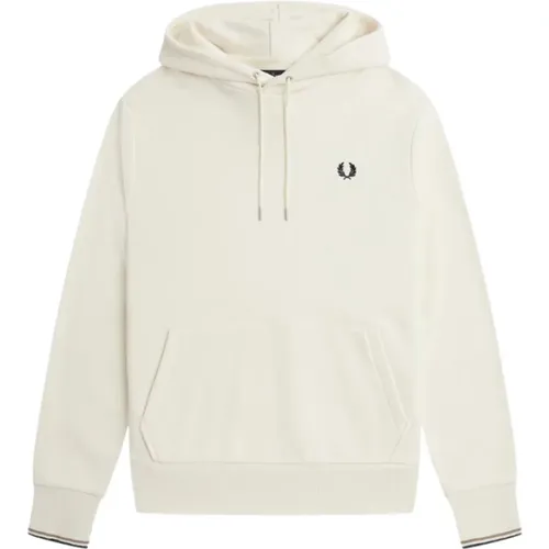 Gestreifter Kapuzenpullover , Herren, Größe: M - Fred Perry - Modalova