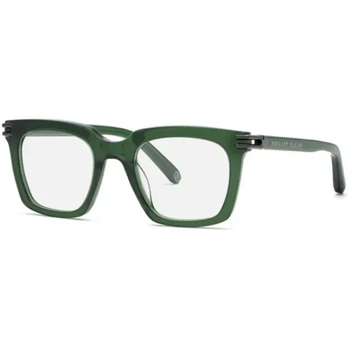 Stilvolle Grüne Brille - Philipp Plein - Modalova