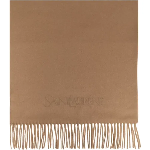 Cashmere scarf , female, Sizes: ONE SIZE - Saint Laurent - Modalova