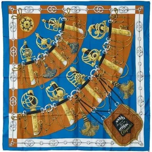 Pre-owned Canvas scarves , female, Sizes: ONE SIZE - Hermès Vintage - Modalova