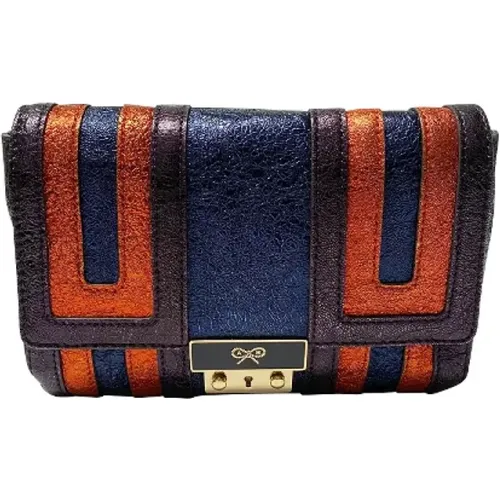 Pre-owned Leather clutches , female, Sizes: ONE SIZE - Anya Hindmarch Pre-owned - Modalova
