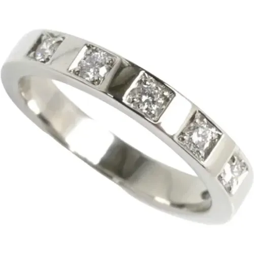 Pre-owned Platinum rings , female, Sizes: ONE SIZE - Bvlgari Vintage - Modalova