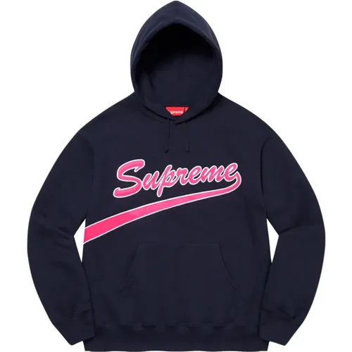 Limited Edition Tail Hooded Sweatshirt navy , male, Sizes: S, L - Supreme - Modalova