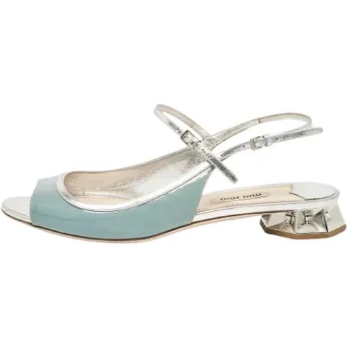 Pre-owned Leder sandals - Miu Miu Pre-owned - Modalova