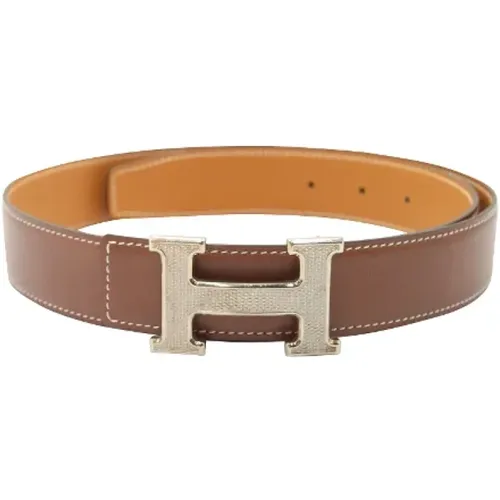 Pre-owned Leather belts , male, Sizes: ONE SIZE - Hermès Vintage - Modalova