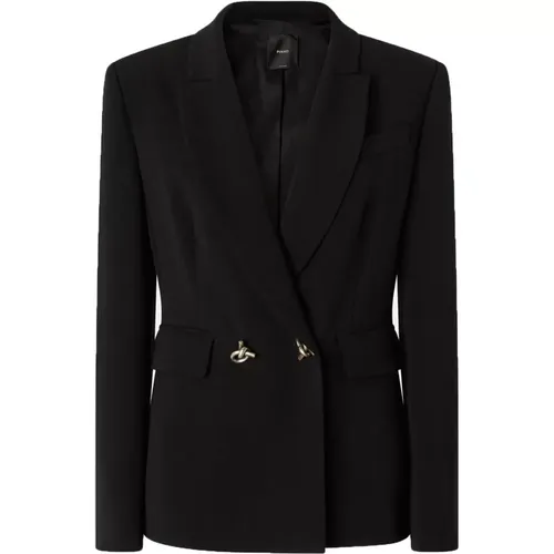 Doppelreihiger Blazer aus Cady - pinko - Modalova